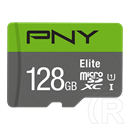 128 GB MicroSDXC Card PNY Elite (100 MB/s, Class 10, U1, V10)