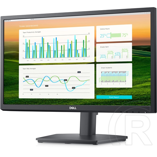 21,5" Dell E2222HS monitor (VA, 1920x1080, DP+HDMI+VGA)