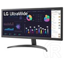 26" LG 26WQ500 monitor (IPS, 2560x1080, 2xHDMI, HDR10)