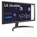 26" LG 26WQ500 monitor (IPS, 2560x1080, 2xHDMI, HDR10)