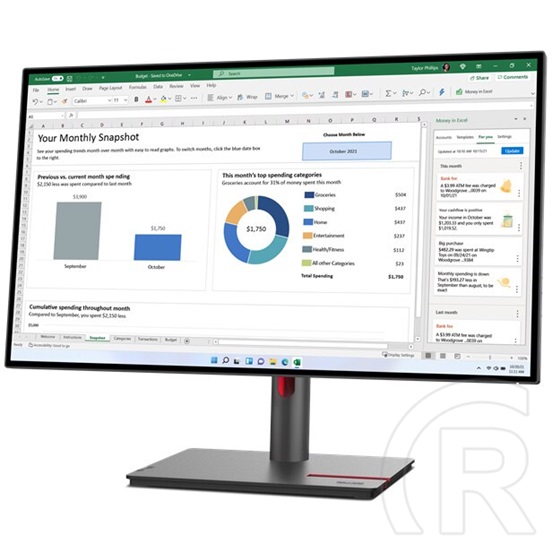 27" Lenovo ThinkVision P27q-30 IPS LED monitor