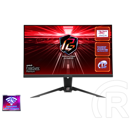 31.5" Asrock Phantom Gaming PG32QF2B VA LED monitor