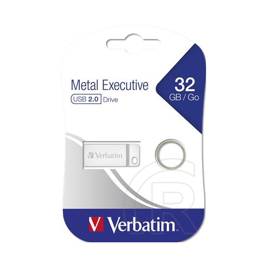 32 GB Pendrive 2.0 Verbatim Executive Metal (ezüst)