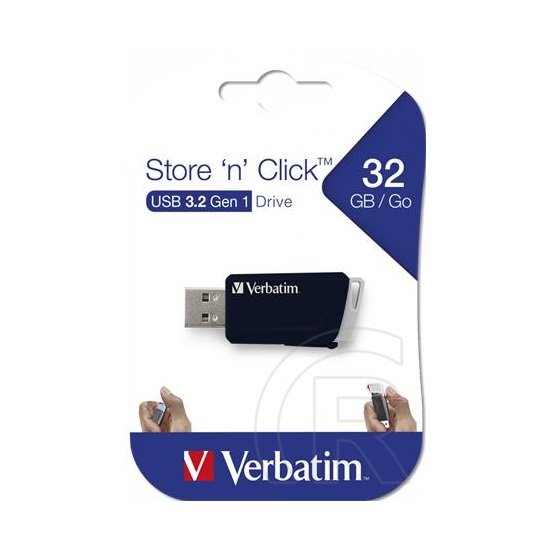 32 GB Pendrive 3.2 Verbatim Store n Click (fekete)