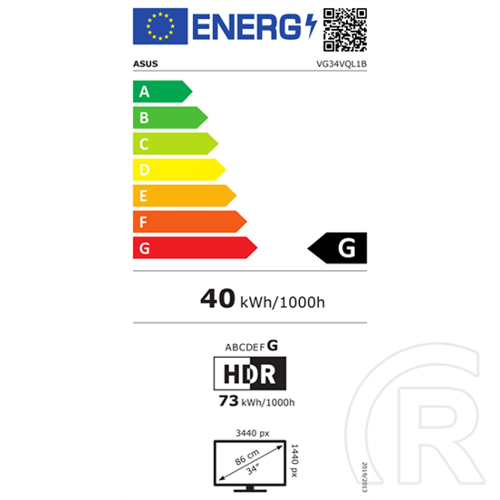 34" Asus VG34VQL1B monitor