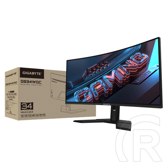 34" Gigabyte GS34WQC LED Curved monitor