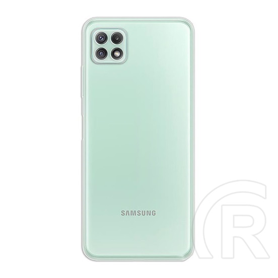 4-OK Samsung Galaxy A22 (SM-A226) szilikon telefonvédő (ultravékony) átlátszó