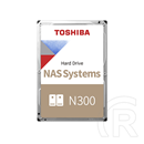 4 TB Toshiba N300 HDD (3,5", SATA3, 7200 rpm, 256 MB cache)