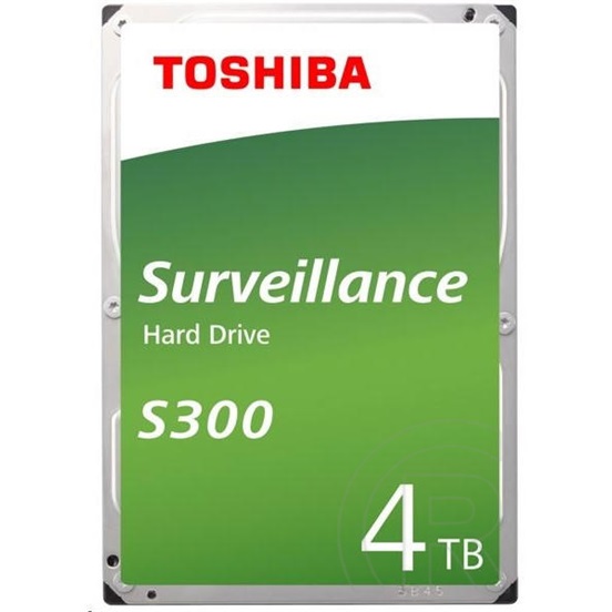 4 TB Toshiba S300 HDD (3,5", SATA3, 5400 rpm, 128 MB cache)