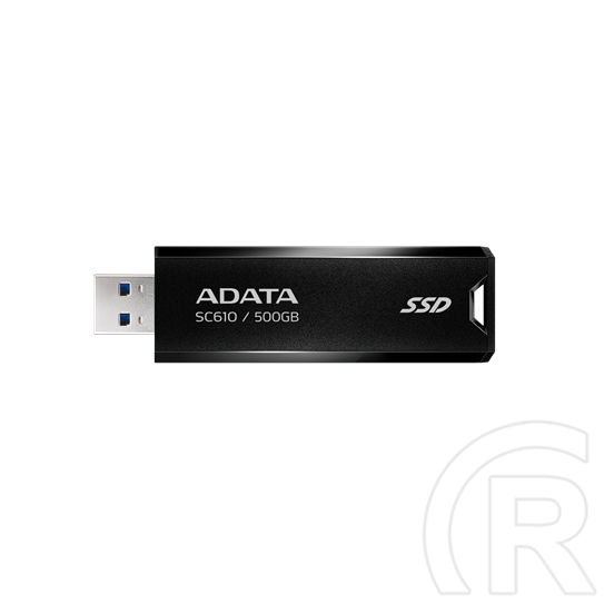 500 GB Adata SC610 külső SSD (USB-A, fekete/piros)