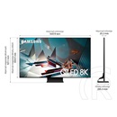 65" Samsung QE65Q800T 8K Smart QLED TV