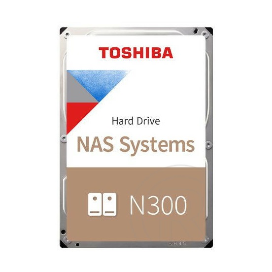 6 TB Toshiba N300 HDD (3,5", SATA3, 7200 rpm, 256 MB cache)