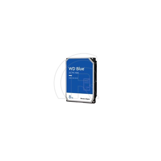 8 TB Western Digital Blue HDD (3,5", SATA3, 5640 rpm, 128 MB cache)