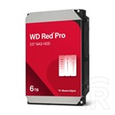 6 TB Western Digital Red Pro HDD (3,5", SATA3, 7200 rpm, 256 MB cache)