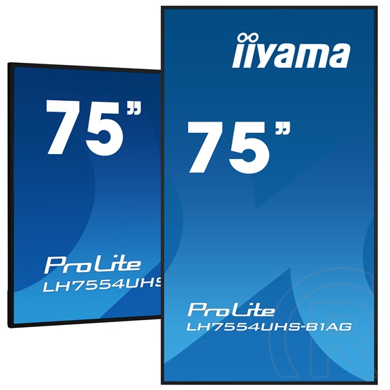 75" iiyama ProLite LH7554UHS-B1AG IPS LED monitor