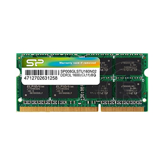 8 GB DDR3L 1600 MHz SODIMM Silicon Power