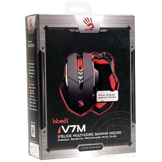 A4 Tech Bloody Gaming V7m Metal Feet egér (USB, fekete)