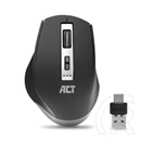 ACT AC5145 Wireless Multi Connect Mouse 2400 DPI (fekete)