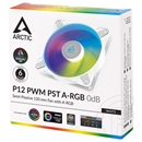 ARCTIC P12 PWM PST A-RGB (120 mm, 0 - 2000 rpm) fehér