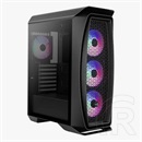 Aerocool Aero One Frost ARGB (ATX, ablakos, fekete)