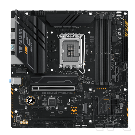 Asus TUF GAMING B760M-E D4 (mATX, LGA 1700)