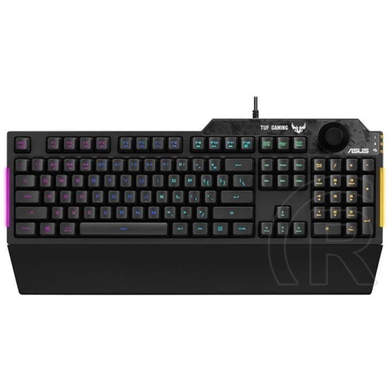 Asus TUF Gaming K1 RGB gamer billentyűzet (HU, USB)