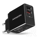 Axagon ACU-QS24 QC3.0 + 5V-1.2A fali töltő (fekete)