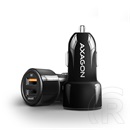 Axagon PWC-QC5 QC3.0 + 2.4A autós töltő (fekete)