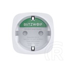 Blitzwolf bw-shp13 okos hálózati konnektor (3680w/16a, hangvezérlés, mobil vezérlés, zigbee/wifi) fehér