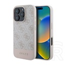 CG Mobile Apple iPhone 16 Pro guess 4g stripe műanyag telefonvédő (textil hátlap) rózsaszín