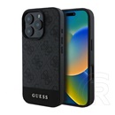 CG Mobile Apple iPhone 16 Pro guess 4g stripe műanyag telefonvédő (textil hátlap) sötétszürke