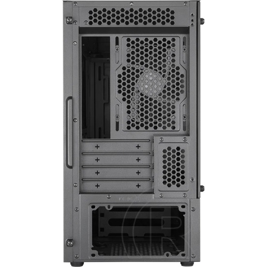 Cooler Master MasterBox MB400L (mATX, ablakos, fekete)