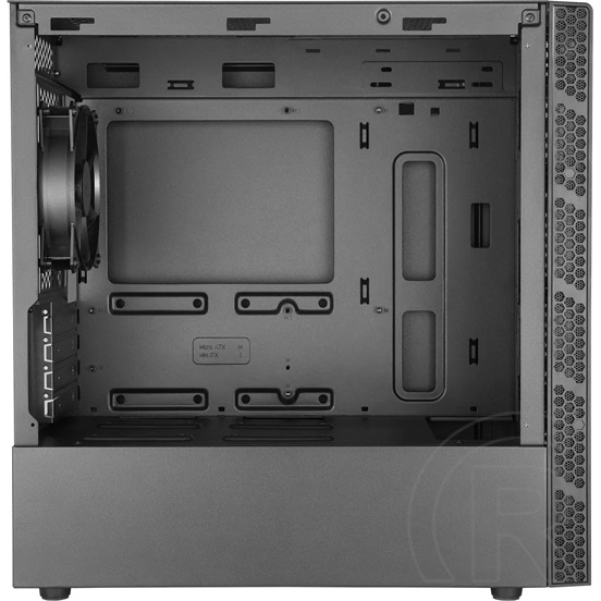 Cooler Master MasterBox MB400L (mATX, ablakos, fekete)