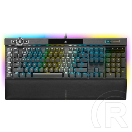 Corsair K100 RGB Optical-Mechanical Black Switch billentyűzet (US, USB, fekete)