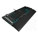 Corsair K100 RGB Optical-Mechanical Black Switch billentyűzet (US, USB, fekete)