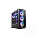 DeepCool Matrexx 70 RGB (E-ATX, ablakos, fekete)