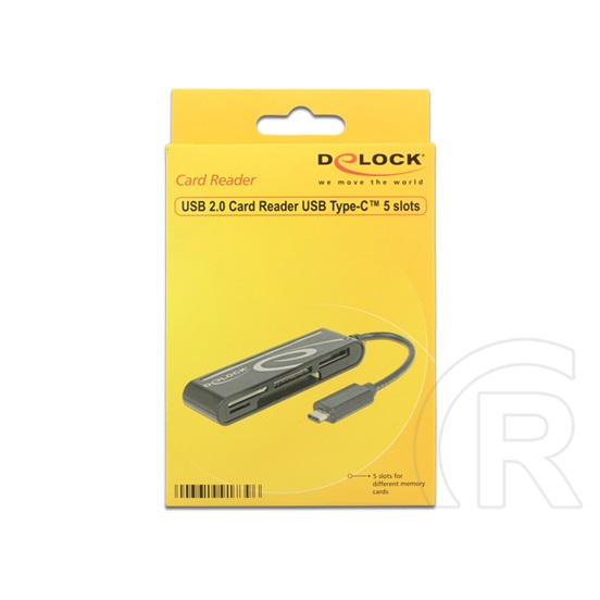 Delock 91739 kártyaolvasó (SD/MMC, MicroSD, xD, MS, CF)