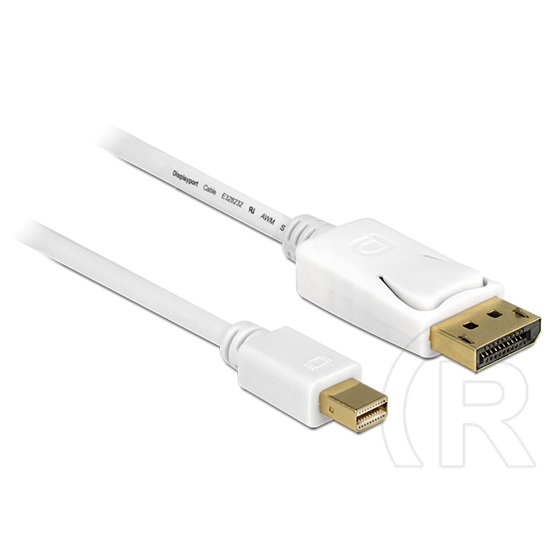 Delock DisplayPort - mini DisplayPort kábel (1.2, 3 m, fehér)