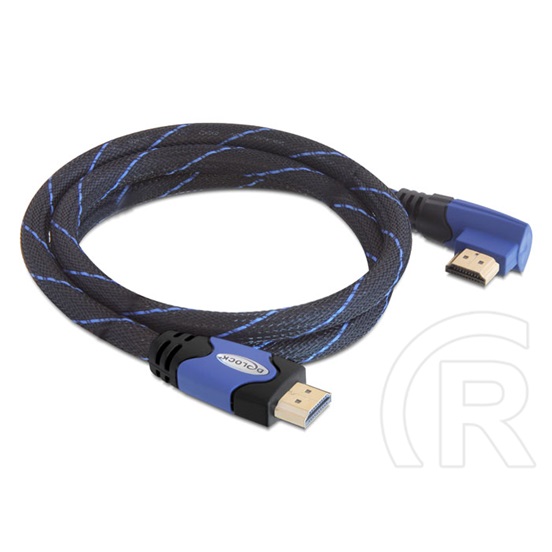 Delock HDMI - HDMI kábel (1.4, 2 m, derékszögű)