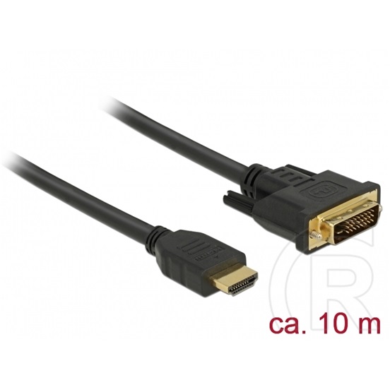 Delock HDMI <> DVI-D kábel 10 m