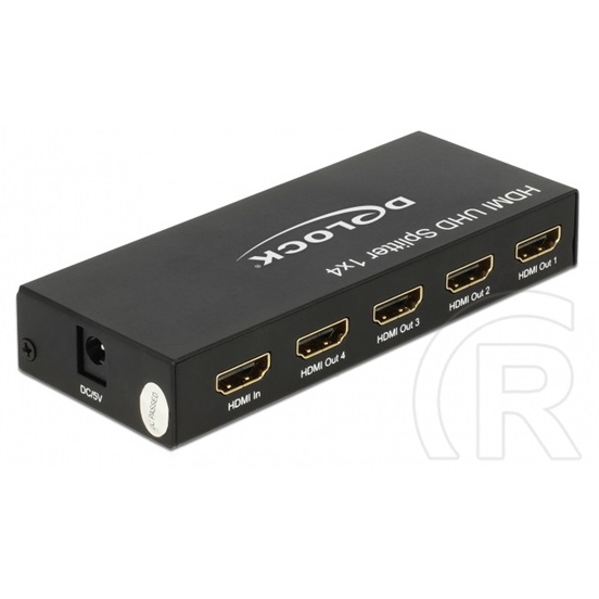 Delock HDMI UHD Splitter 1 x HDMI in > 4 x HDMI out 4K