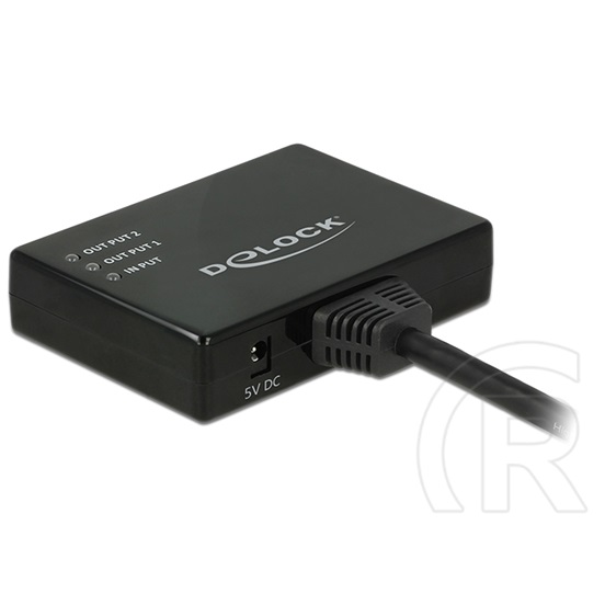 Delock HDMI splitter (1 be-, 2 kimenet, 4K30Hz)