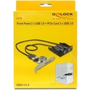 Delock PCIe - 2 x USB 3.0 + 2 x USB 3.0 előlapi kivezetés