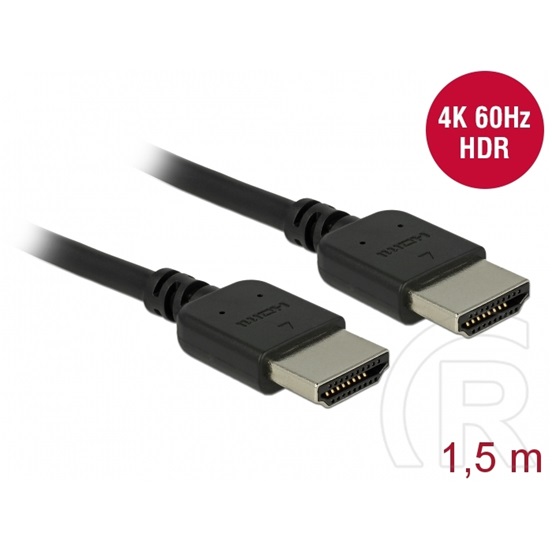 Delock Prémium HDMI 4K kábel 1,5m