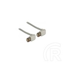 Delock RJ-45 Cat.5e SFTP 90° kábel 0,5m