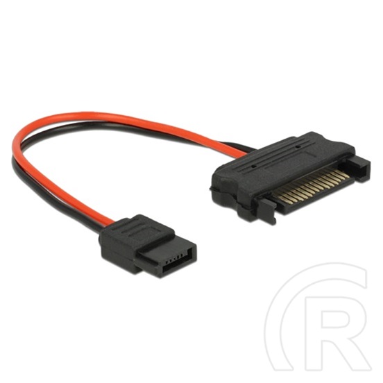 Delock SATA 15 pin - Slim SATA 6 pin tápkábel 10 cm