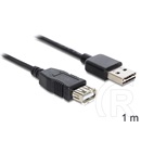 Delock USB 2.0 hosszabbító kábel (A-A, 1 m, Easy-USB)