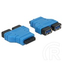 Delock USB 3.0 pin header (F) - 2 x USB-A 3.0 (F) parallel adapter