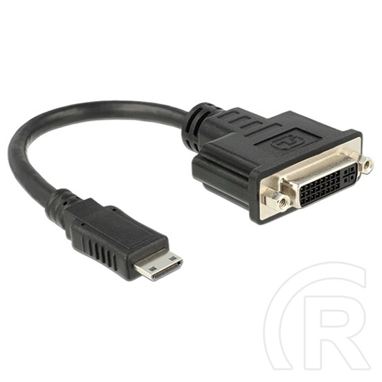 Delock adapter HDMI mini C (M) - DVI 24+5 (F) (20 cm)