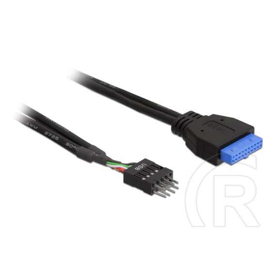 Delock alaplapi USB kivezetés átalakító USB 3.0 (F) - USB 2.0 (M) 45 cm